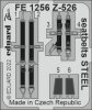 Eduard FE1256 Z-526 seatbelts STEEL EDUARD 1/48
